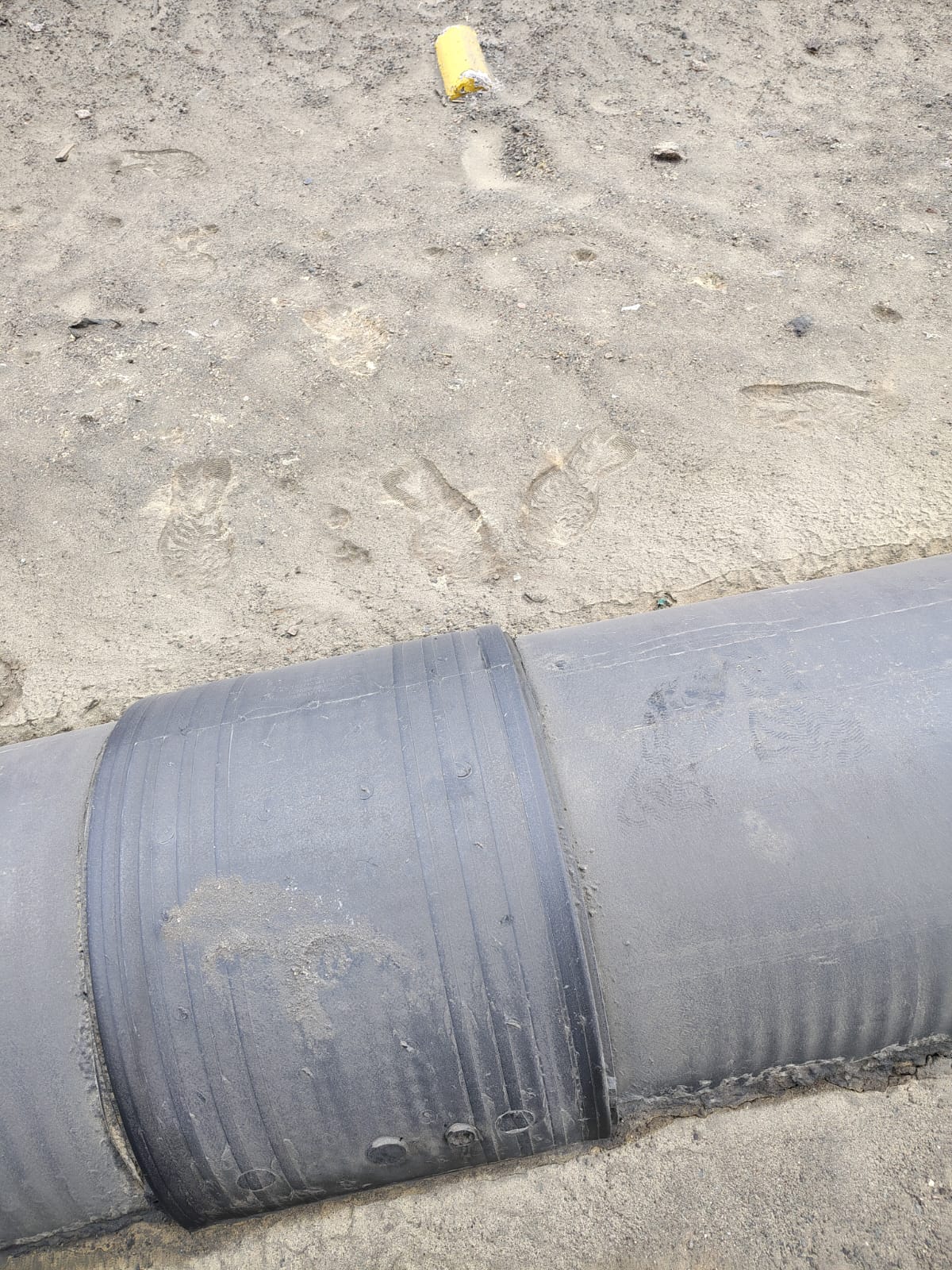 Proyecto terminado con tubería HDPE reforzada instalada