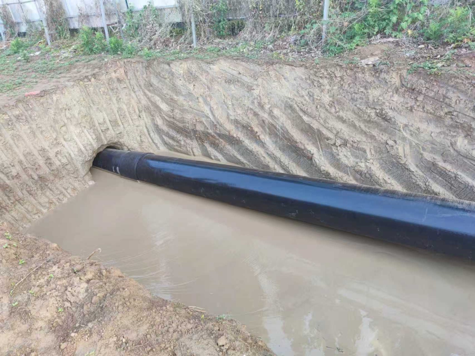 Tubo HDPE reforzado con malla de acero